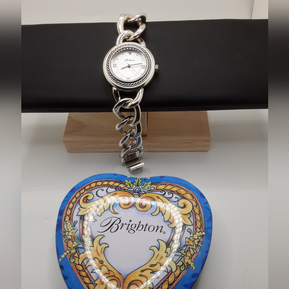 Brighton Modena Silver-plated Watch New Battery - Excellent Used Condition - Picture 12 of 12